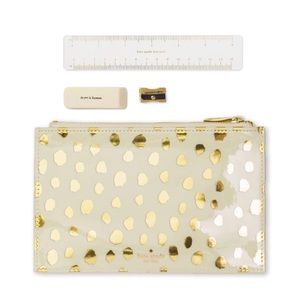Kate Spade Flamingo Dot Pencil Pouch